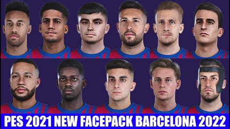 Pes New Barcelona Facepack Season Youtube