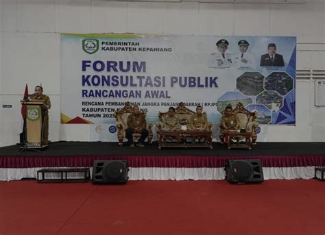 Forum Konsultasi Publik Rancangan Awal RPJPD Kabupaten Kepahiang 2025