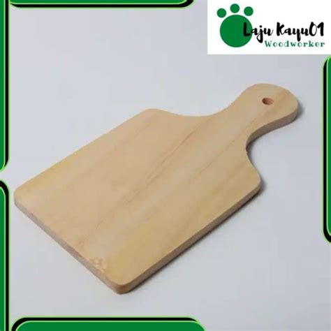 Jual Telenan Kayu Besar Alas Memotong Kayu Pinus Wooden Cutting Board