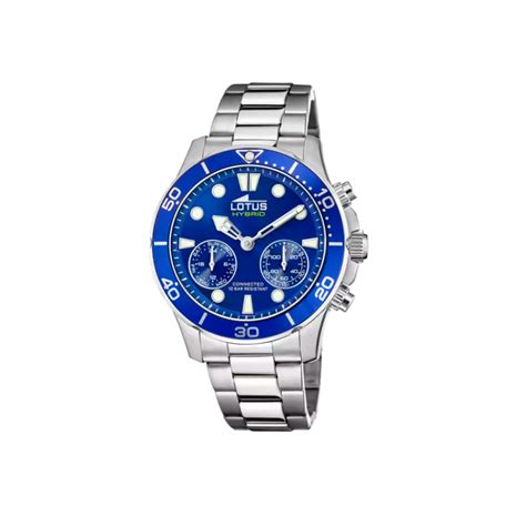 Reloj Lotus Acero Hombre Esfera Azul Joyer As S Nchez