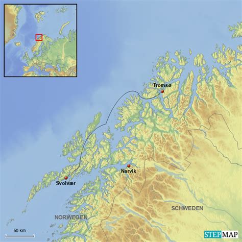 StepMap Rundreise Norwegen Mit Dem Schiff Von Tromso Zu Den Lofoten