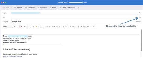 Can You Do Bcc On Outlook Calendar Invite Becca Charmane
