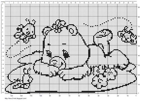 Cro Knit Inspired Creations By Luvs2knit New Care Bear Chart