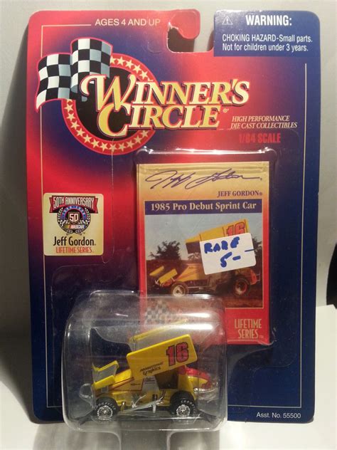 1998 Winner S Circle Lifetime Series Jeff Gordon 1985 Sprint Car Rare