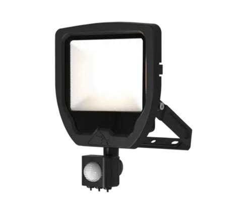 Ansell Calinor Evo Floodlight Pir Cool White 30w Black Ledvista Lighting