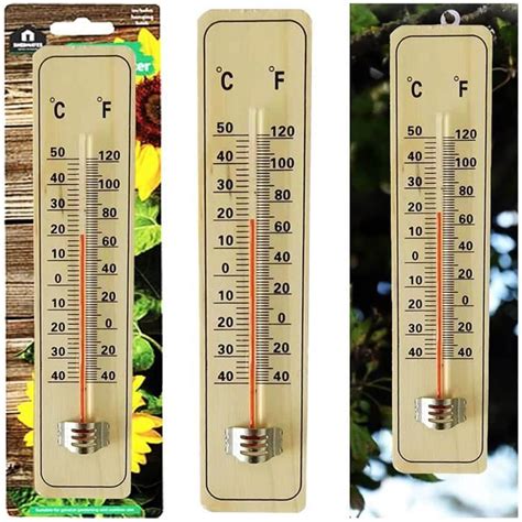 Lot De Thermom Tres Muraux En Bois Pour Int Rieur Thermom Tre