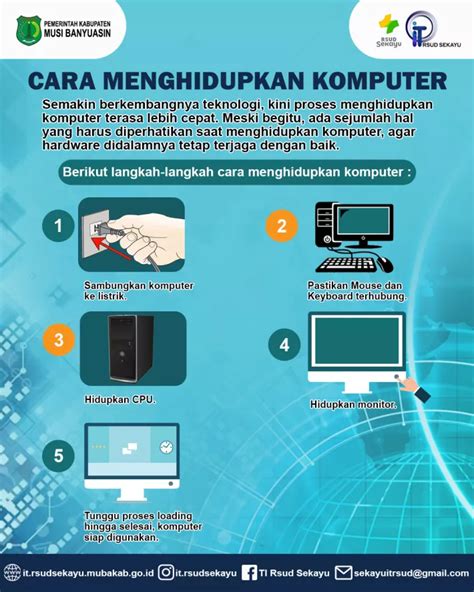 Cara Menghidupkan Dan Mematikan Komputer Dengan Benar