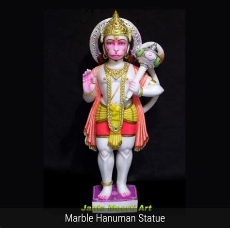 Eco Friendly Lord Hanuman Marble Statue At Best Price In Jaipur Janta