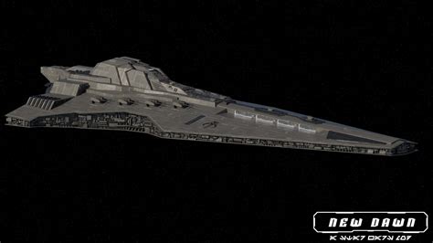 Daniel T New Dawn Mandalorian Beroya Class Heavy Cruiser