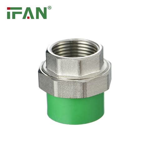 Ifan PPR Fitting Female Germany PPR Pipes And Fittings Union Brass