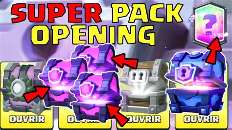 SUPER PACK OPENING Super Coffre Magique Co CLASH ROYALE YouTube