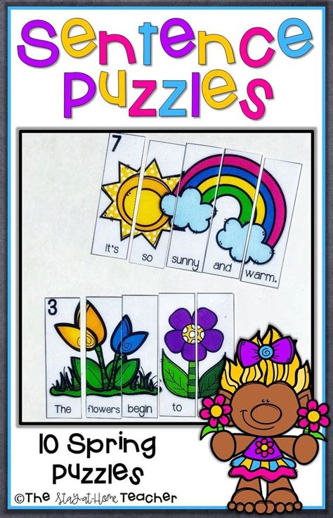 Spring Sentence Writing Scrambled Sentences Spring Vocabulary