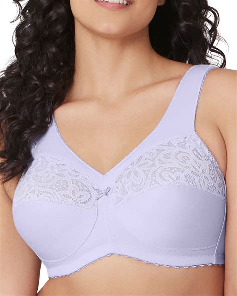 Glamorise Full Figure Plus Size Magiclift Cotton Support Bra Wirefree Blair