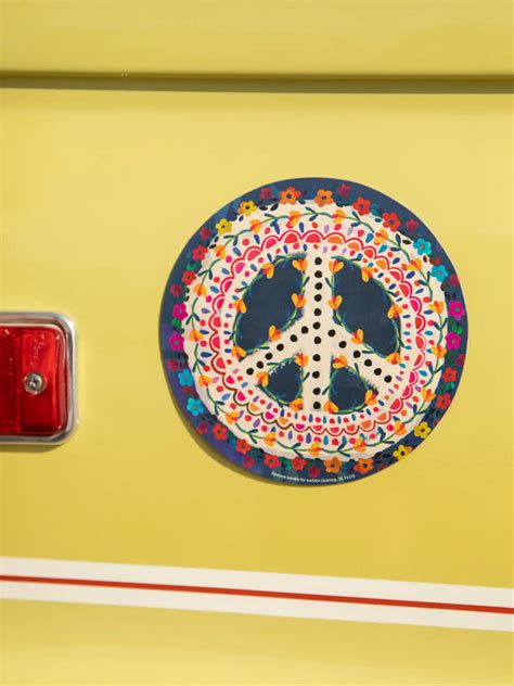 Car Magnet Peace Sign Natural Life