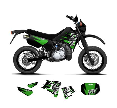 1997 Replica Series Graphics Kit For Yamaha DT 125 TMX Graphics