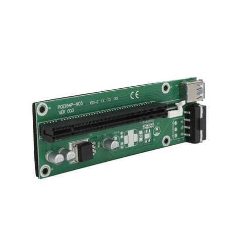 Gototop Carte Riser Pci E Pcie Riser Cm Pouces Usb Pcie