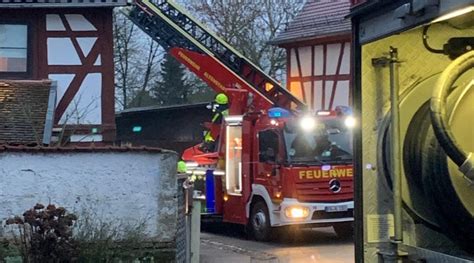 Kaminbrand Lindheim Freiwillige Feuerwehr Altenstadt