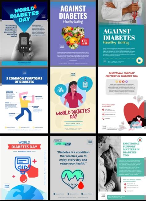 Creative World Diabetes Day Posters To Print
