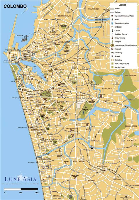 Mapas De Colombo Sri Lanka Mapasblog