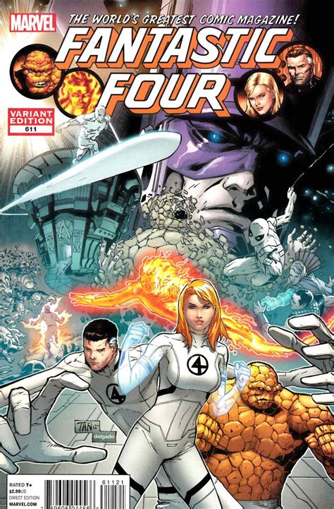 Fantastic Four 611 Final Issue Variant Cover Near Mint 9 4 Marvel