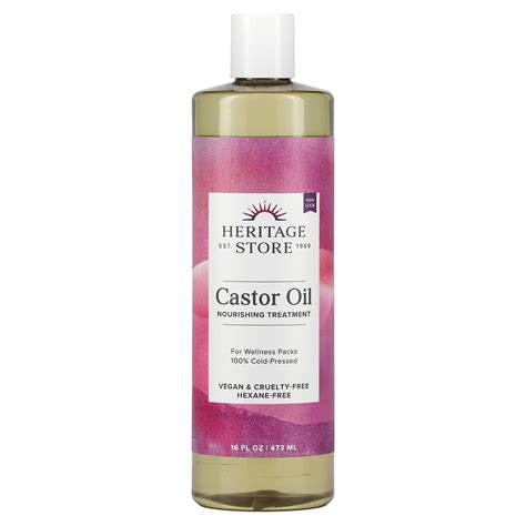 Heritage Store Castor Oil Nourishing Treatment 16 Fl Oz 473 Ml