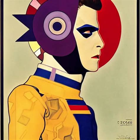 Art By Coles Phillips David Bowie As Space Commander Stable