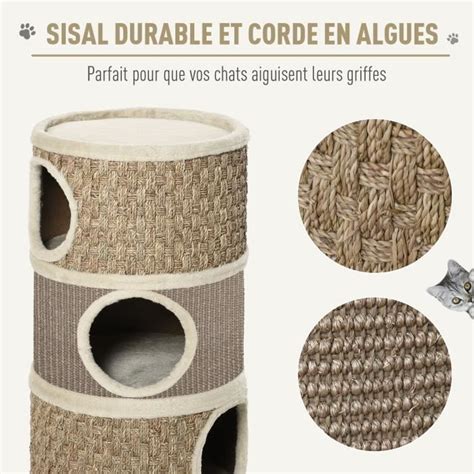 Arbre Chat Cylindrique Tour Griffer Pour Chat Arbre Chat Tour