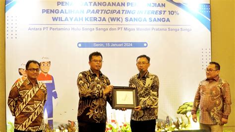 Pertamina Hulu Sanga Sanga Alihkan Persen Participating Interest Wk