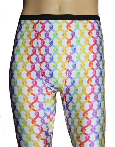 Chain Pride Meggings Mens Leggings Festival Clothing Etsy