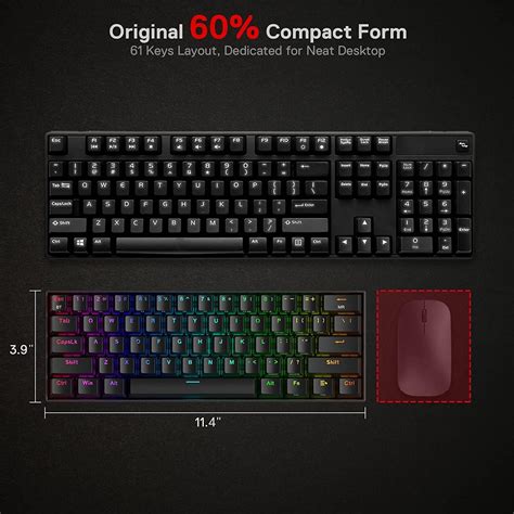 Redragon K Pro Draconic Teclado Mec Nico Rgb Inal Mbrico In