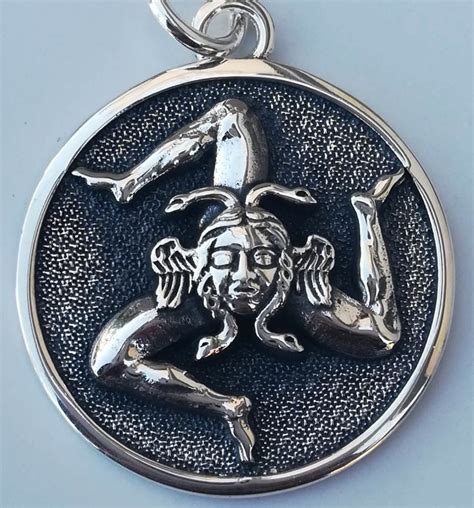 Sicilian Trinacria Triskelion Medusa Triskele Handmade D Etsy Canada