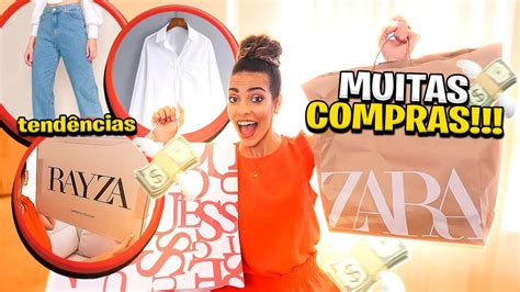 COMPRINHAS DE MODA 2021 Rayza Shop Zara Cea E Renner MEUS LOOKS