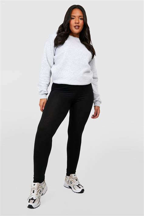 Plus Size Leggings Comfy Plus Size Leggings Boohoo Uk