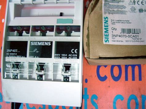 SIEMENS 3NP4 070-0CA01 3NP4070-0CA01 *NIB* - PLC DCS SERVO Control ...