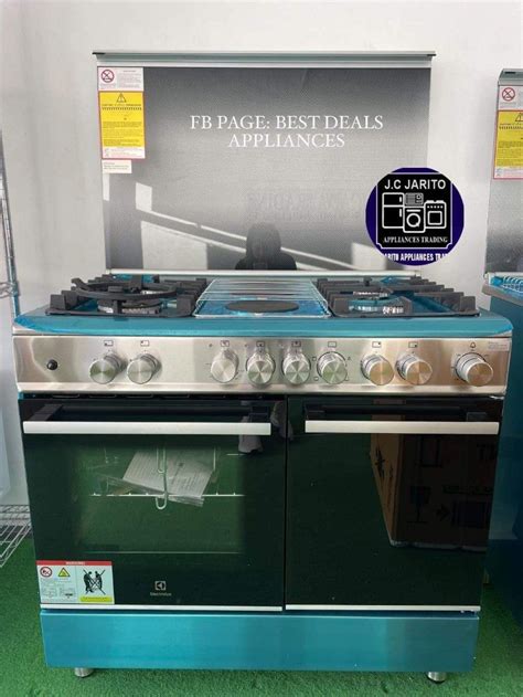 ELECTROLUX GAS RANGE 90cm, TV & Home Appliances, Kitchen Appliances ...