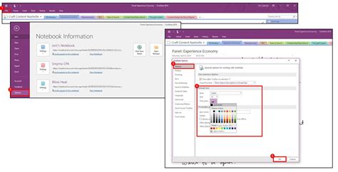 Onenote App Interface