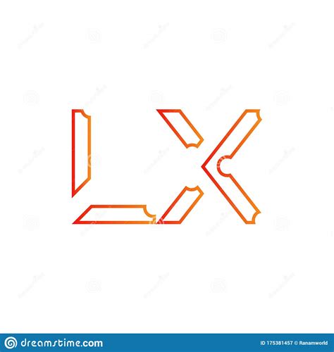 Initial LX Letter Business Logo Design Vector Template Abstract Letter