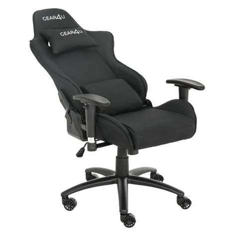 GEAR4U Elite Gaming Chair Tekstil Sort Køb hos WEBdanes dk