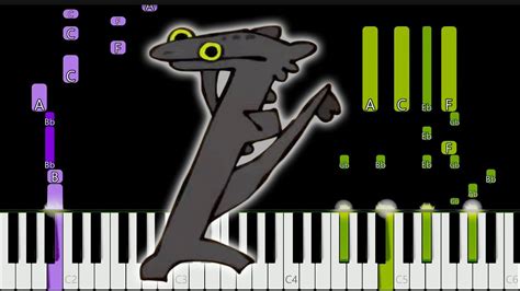 How To Play Toothless Dancing Meme On Piano Youtube