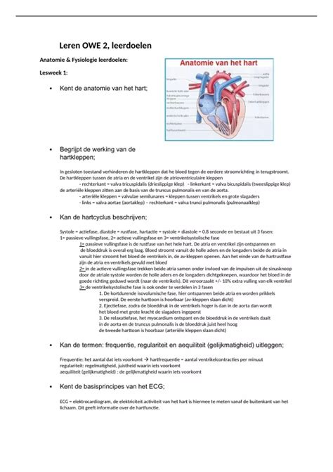 samenvatting leerdoelen OWE 2 Oriëntatie op het vak ORV HBO V