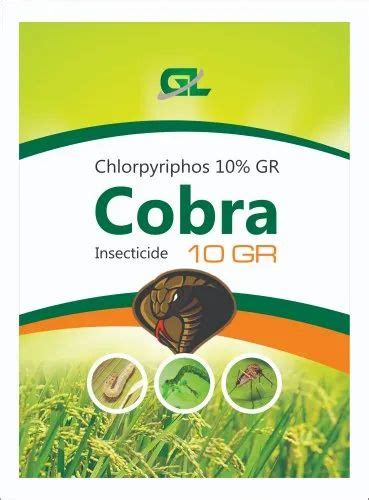 Chlorpyriphos 10 GR Cobra 10 GR Insecticide At Rs 85 Kg Ahmedabad