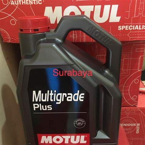 Jual Oli Motul Mobil Multi Grade Plus SAE 10W40 Kemasan 4 Liter