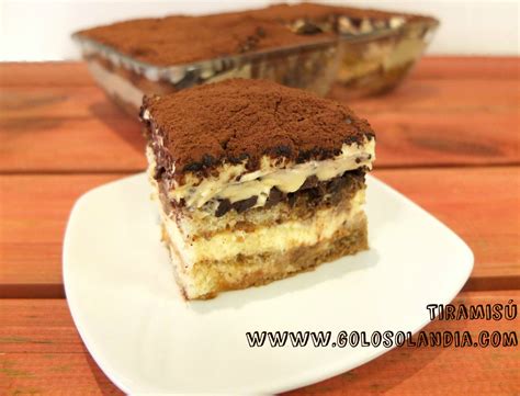 Tiramisú Golosolandia Recetas y vídeos de postres y tartas