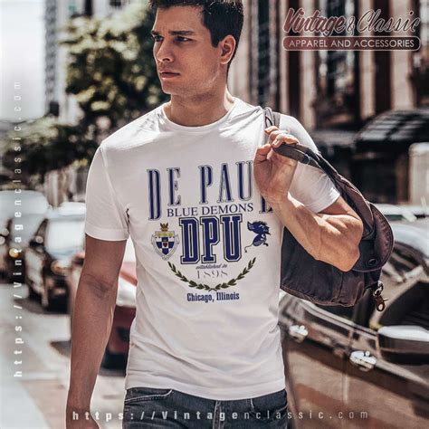 Depaul University Blue Demons Shirt - Vintagenclassic Tee