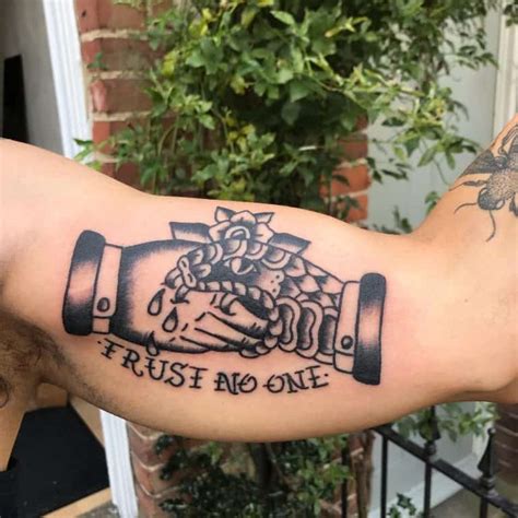 Trust No One Tattoo Ideas For The Fearless