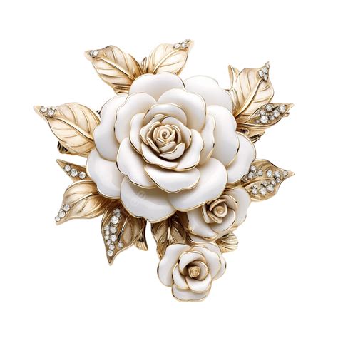 Chanel Camellia Brooch Brooch Jewellary Transpreant PNG Transparent