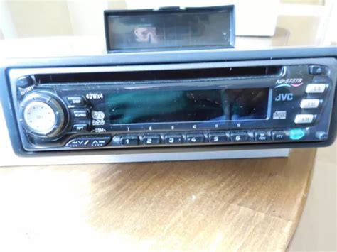 AUTORADIO JVC KD S757R des années 1990 avec CD et façade amovible EUR