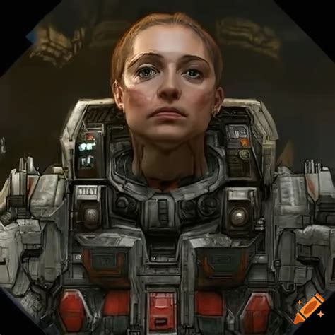 Portraits Of Pilots In Mechwarrior 5 On Craiyon