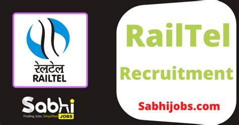 Railtel Jobs Notification Apply Offline For Sr Manager