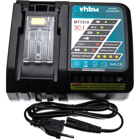 Vhbw Chargeur Rapide Compatible Avec Makita Bl Bl Bl